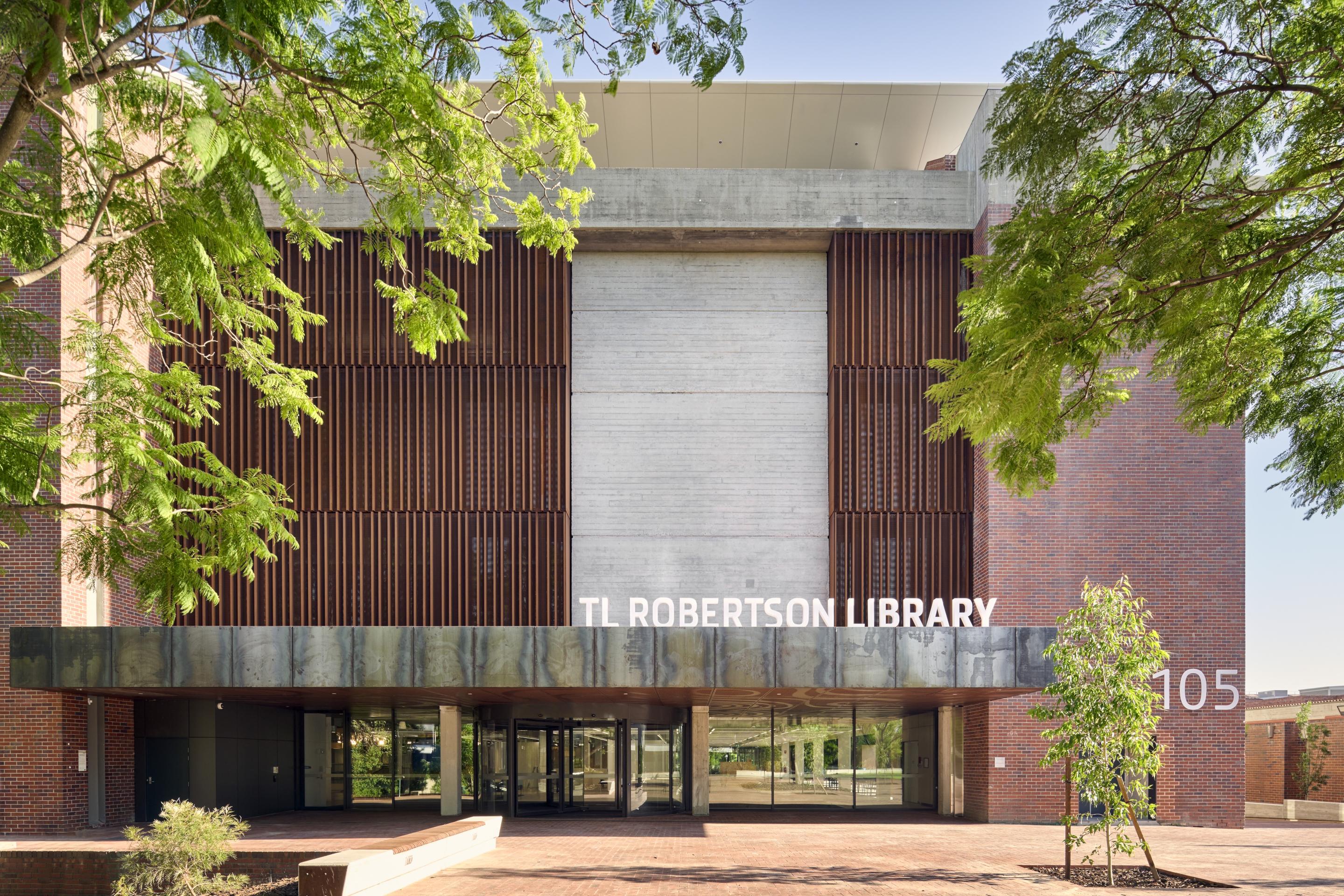 TL Robertson Library facade